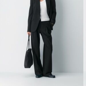 Babaton Bureau Navy with Pin Stripe Women's Trousers